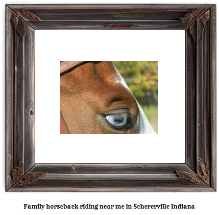 family horseback riding near me in Schererville, Indiana